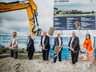 Spatenstich Kundencenter und Betriebsrestaurant