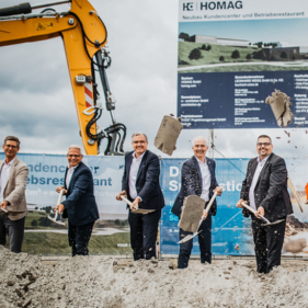 Spatenstich Kundencenter und Betriebsrestaurant